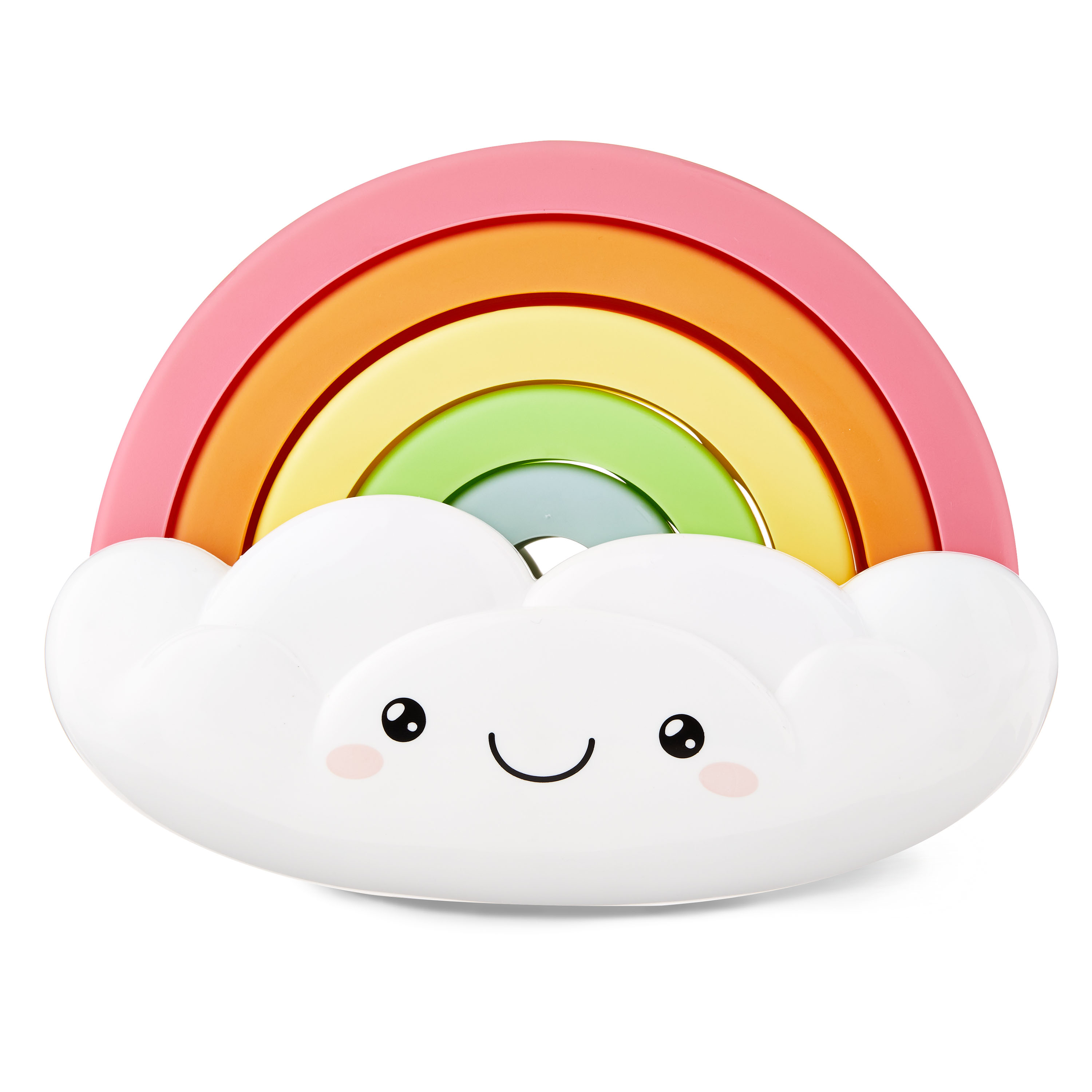 Spark Create Imagine 6-Piece Stacking Rainbow Cloud Toy, for Age Group 6m+, Plastic Toys - image 1 of 14