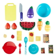 Spark Create Imagine Fruit Vegetable & Pasta Toy Play Set, 31 Pieces