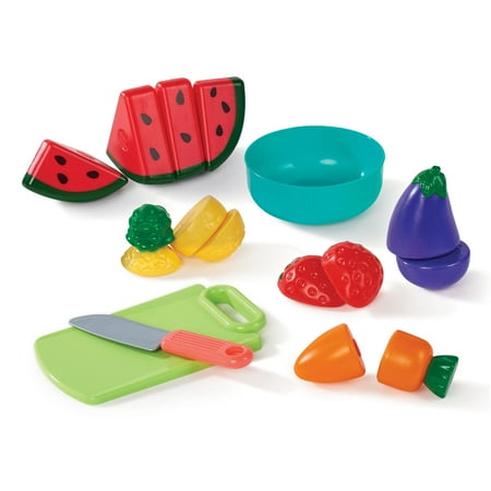 Spark. Create. Imagine. Fruit and Vegetable Toy Play Set, 16 Pieces