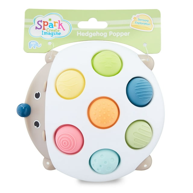 Spark Create Imagine Hedgehog Popper Sensory Learning Fidget Toy, 6