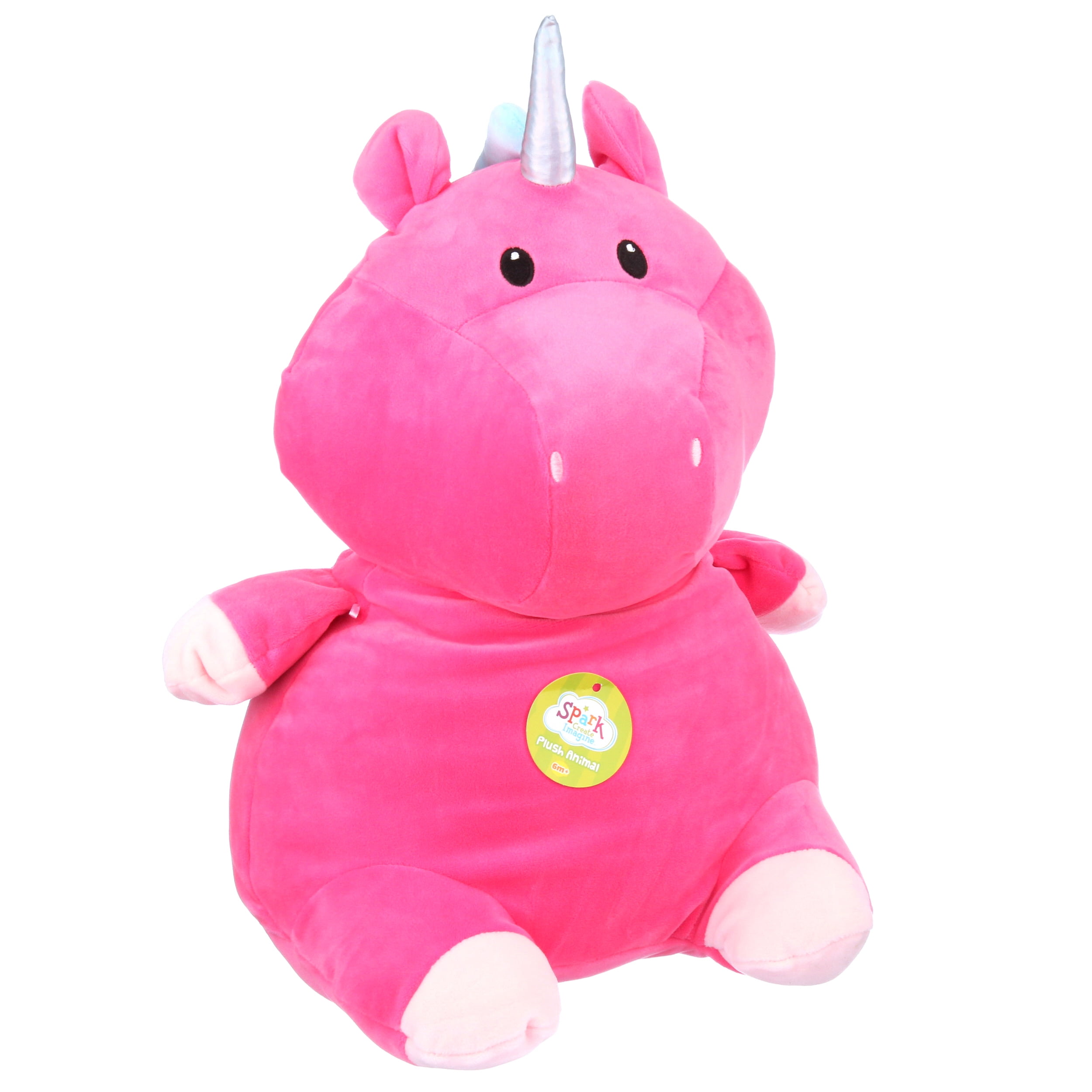 Pink best sale unicorn plush