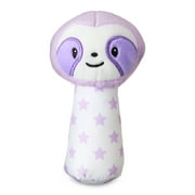 Spark Create Imagine Plush Sloth Hand-Grip Rattle Toy, Soft Baby Rattle, 6" Easy Grasp, Ages 0 Months+