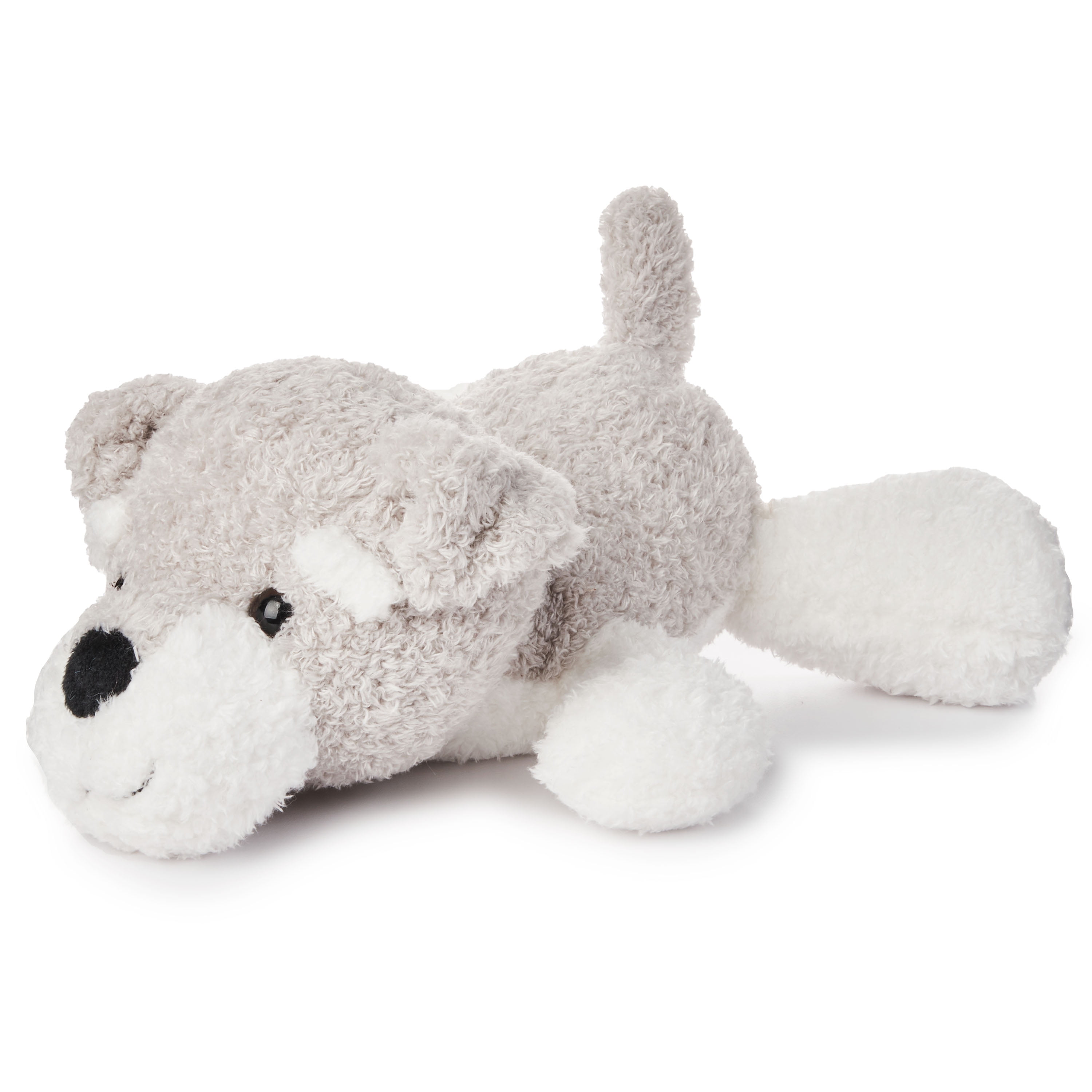 Gray dog on sale stuffed animal