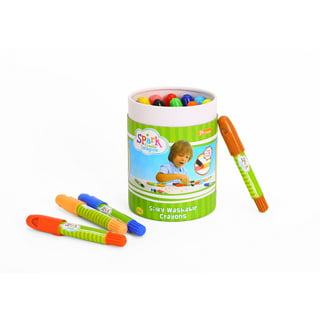 Jar Melo 24 Colors Jumbo Crayons for Toddlers, Twistable Crayons