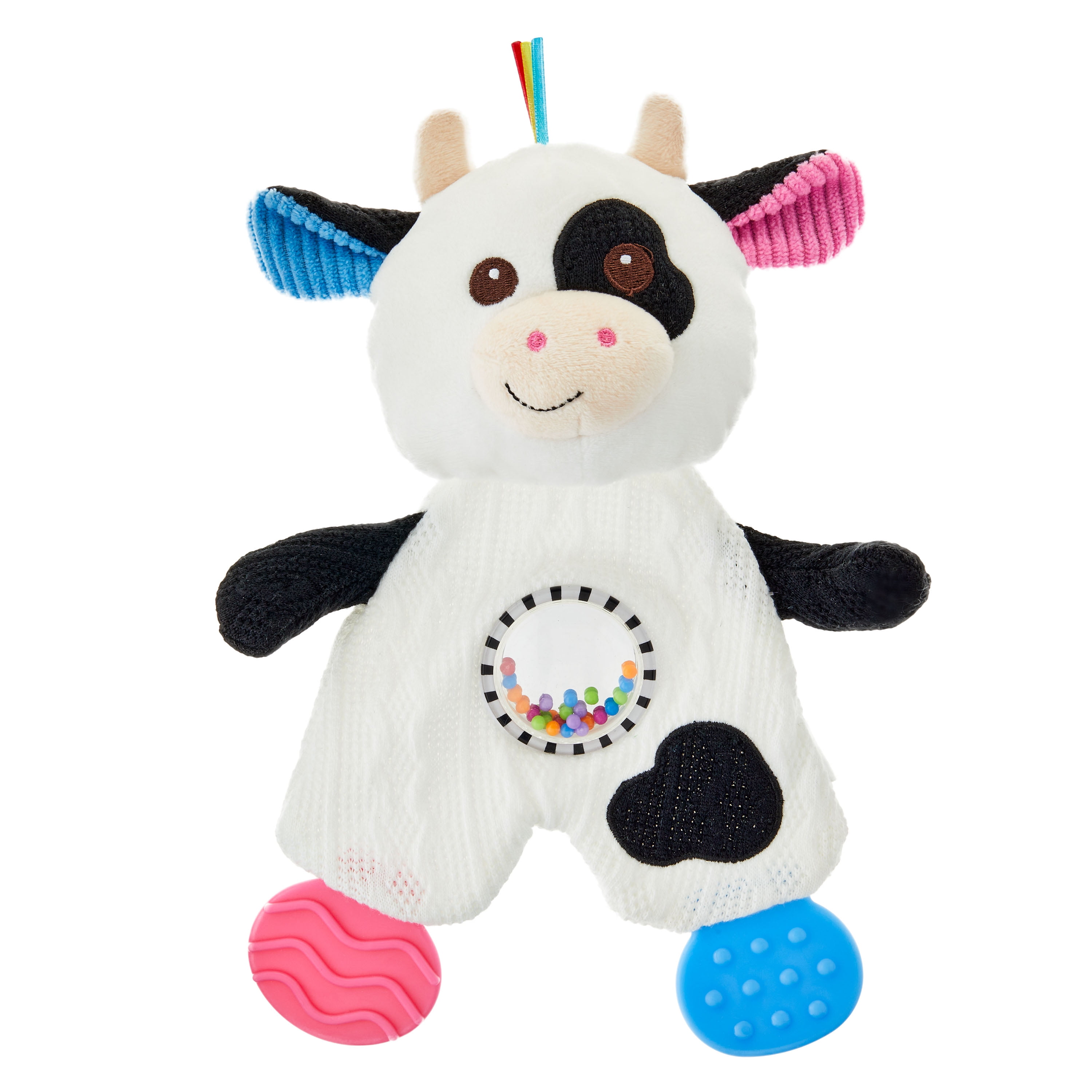 Spark Create Imagine Snuggle and Teethe Cow Plush, 10 in, 0+