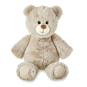 Spark Create Imagine Soft Bear Plush with Beans, 17 in, 0 Months+