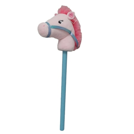 Spark.Create.Imagine Spark Plush Pink Stick Pony for 3 Years and Up