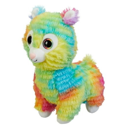 Spark. Create. Imagine. Tie-Dyed Plush Llama, Multicolor, 9"