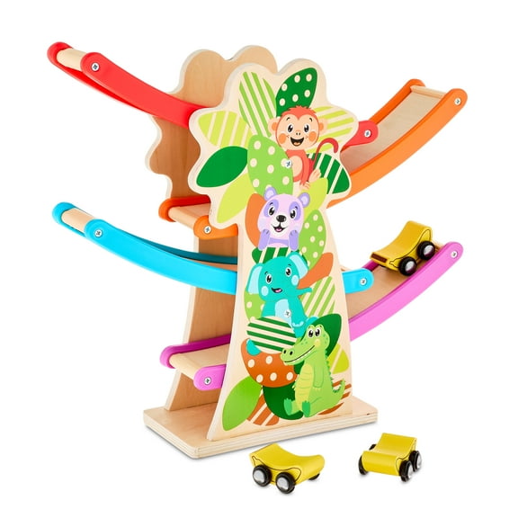 Spark Create Imagine Trees, Cars, and Tracks Race Set, Toddler Toy
