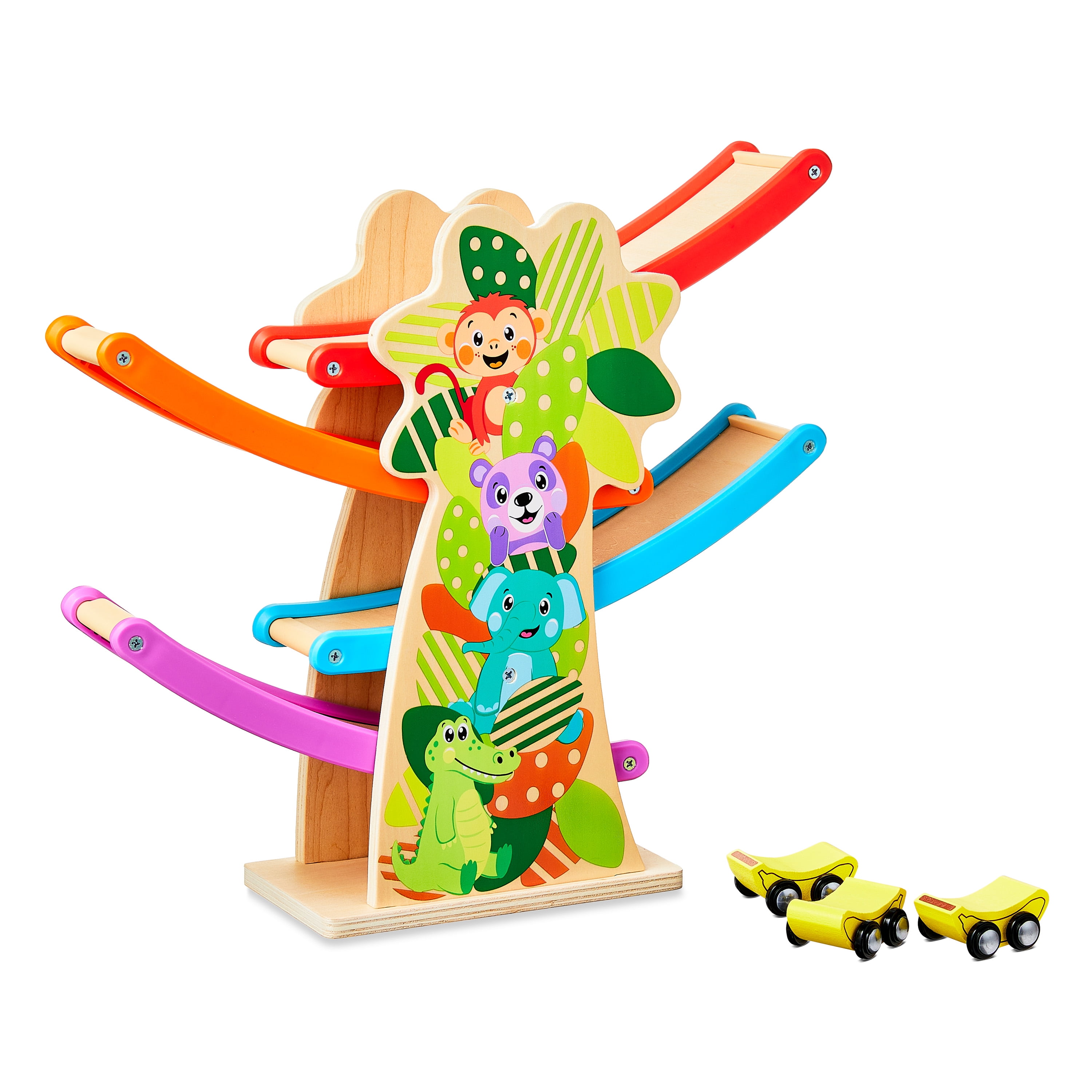 Spark Create Imagine Trees, Cars, and Tracks Race Set, Toddler Toy  (图1)