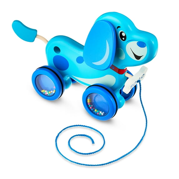Spark Create Imagine Wooden Push & Pull Toy Dog, Baby and Toddler Toys