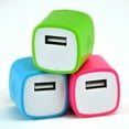 thumbnail image 1 of Spark Electronic 3 PC Dual Color 2-Tone Universal USB Travel Home 1.0 AMP Power Adapter Wall Charger Plug for iPhone 7/7 plus 6/6 plus 5S 5 Samsung Galaxy S5 S4 S3 HTC One M8 LG G2 G3 L1, 1 of 1