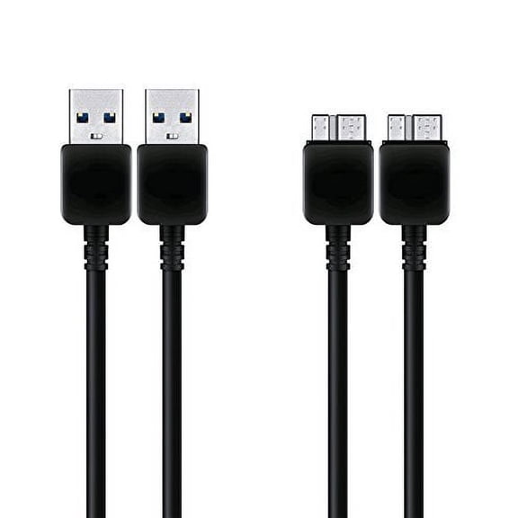 Spark Electronics 2PCS (2M) 6.3FT OEM Design High Quality Thick New Micro USB 3.0 Fast Charging Sync Data Cable Transfer Cord For Samsung Galaxy Note 3 III N9000 Galaxy S5 i9600
