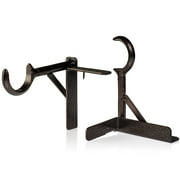 Spark Innovators Bronze Tap Bracket Curtain Rod Mounting Brackets, No Drilling No Holes in Wall, As Seen on TV