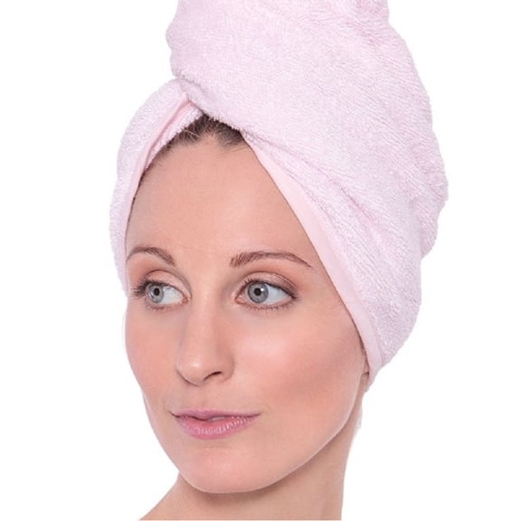 Spark Innovators -Perfect Hair Wrap Towel Absorbent Microfiber Twirl Hook- 2 Pack White One Size