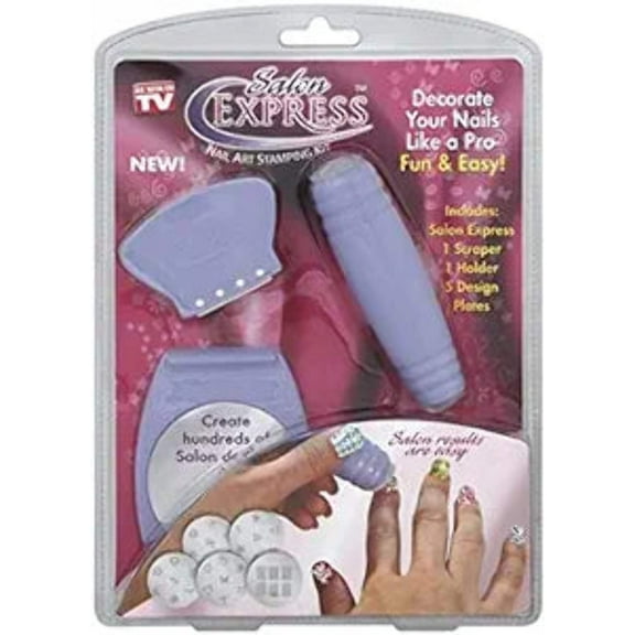 Spark Innovators Salon Express Nail Art Stamping Kit, 1 ea