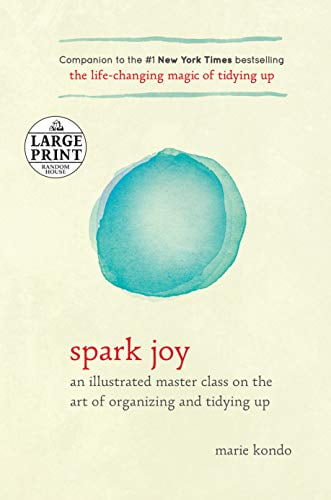 KonMari Joy-Sparking Hardcover Guide to Tidying and Organizing