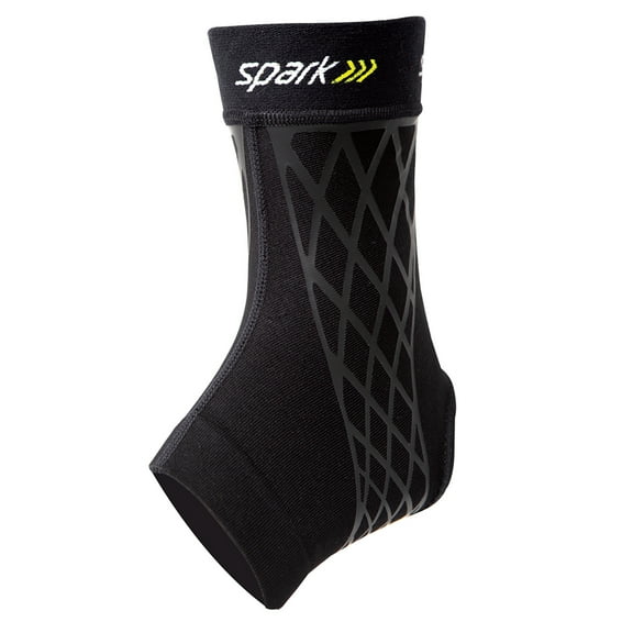 Spark Kinetic Ankle Sleeve - Large - Compression Support with Kinesiology Tape