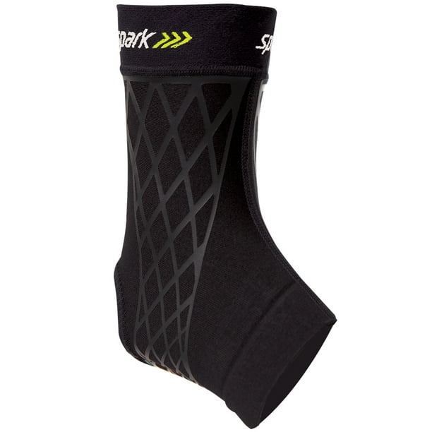 Spark Ankle Sleeve Medium Compression Support with Kinesiology Tape