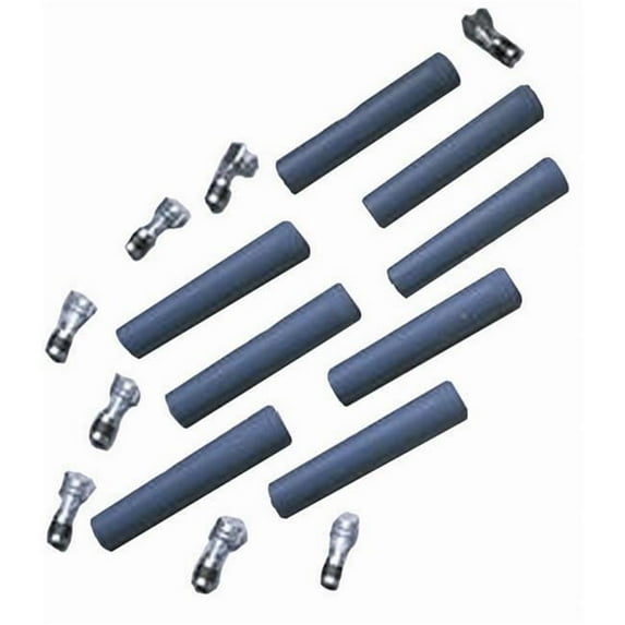 Spark Plug Boot & Terminal Kit - Spark Plug Wire Set - 180 deg - Blue