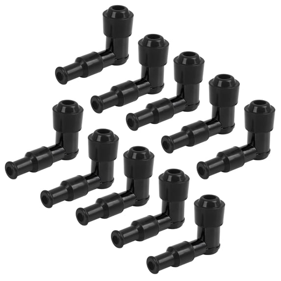 Spark Plug Cap 90 Degree Black Waterproof Non Resistor for CG125 GN125 WY125 CD110 Motorcycle Dirt Bike ATV 10pcs