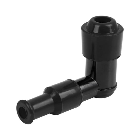 Spark Plug Cap 90 Degree Waterproof Non Resistor Black for CG125 GS125 GN125 WY125 CD110 Motorcycle Dirt Bike ATV