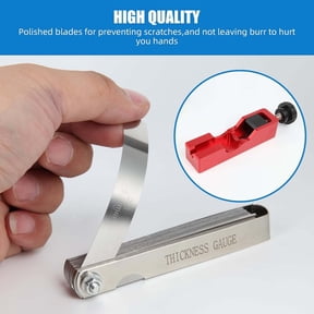 Spark Plug Gap Tool Feeler Gauge Precision Adjustment Kit, Accurate Measuring Durable Easy Use Complete Repair Tool, for Car Motorcycle Maintenance Repair DIY