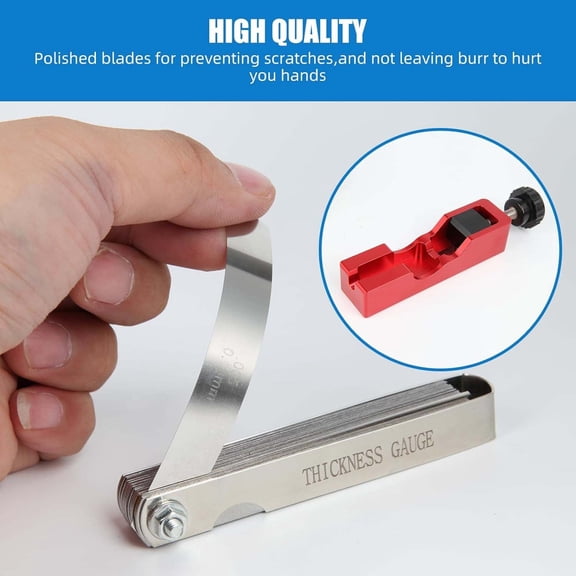 Spark Plug Gap Tool Kit with Feeler Gauge, Precision Adjustment Tool for Automotive & Motorcycle Spark Plugs, Universal Gap Regulator for Enhanced Ignition Performance
