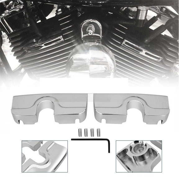 Spark Plug Head Bolt Covers For Harley Electra Glide 1999-2017 Twin Cam Engine Decorative Cover