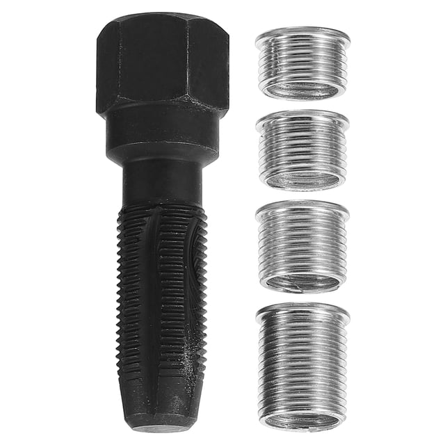 Spark Plug Plugs Thread Repair Adapter Rethreader Kit Tool Open Teeth ...