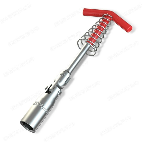 Spark Plug Removal Tool 16mm T-Bar T-Handle Flexible Spanner Socket Wrench Set