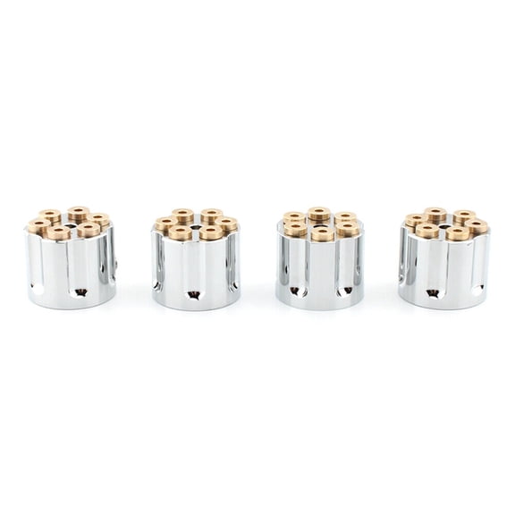 Spark Plug Screw Nut Head Bolt Engine Cover Cap Chrome for HARLEY Twin Cam 1999+