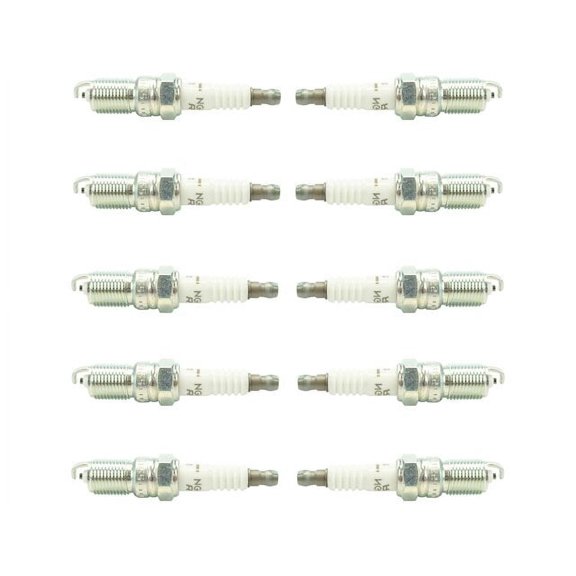 Spark Plug Set 10 Piece - Compatible with 2000 - 2005 Ford Excursion 6.8L V10 2001 2002 2003 2004
