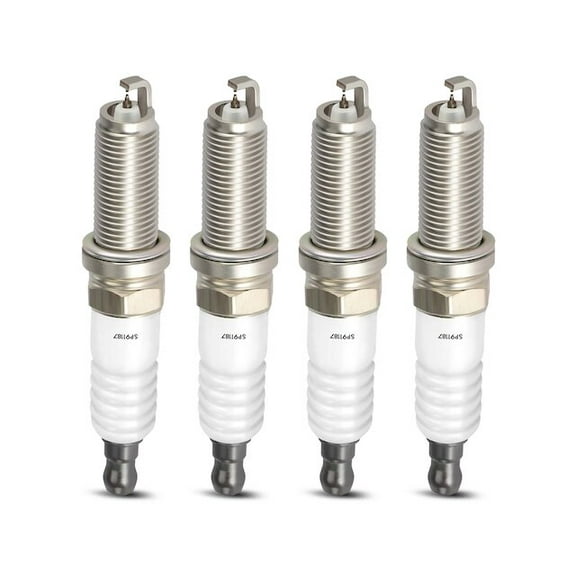 Spark Plug Set 4 - Compatible with 2014 - 2015 Nissan Rogue Select S 2.5L 4-Cylinder