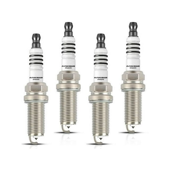 Spark Plug Set 4 - Compatible with 2015 - 2021 Ram ProMaster City 2.4L 4-Cylinder - Autopart Premium