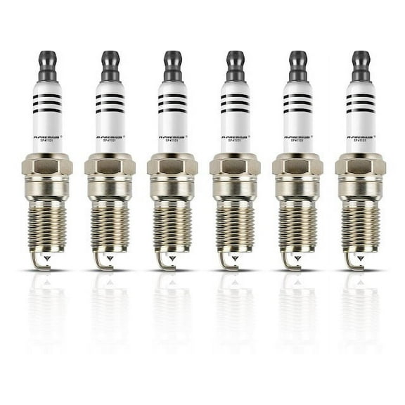 Spark Plug Set 6 - Compatible with 1996 - 2005 Buick LeSabre 3.8L V6 1997 1998 1999 2000 2001 2002 2003 2004