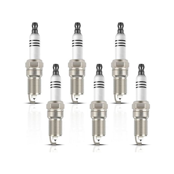 Spark Plug Set 6 - Compatible with 2006 - 2010 Chevrolet Malibu - Autopart Premium