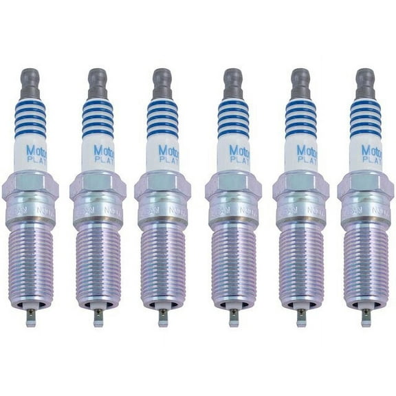 Spark Plug Set 6 Piece - Compatible with 2013 - 2019 Ford Police Interceptor Utility 3.7L V6 2014 2015 2016 2017 2018