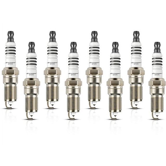 Spark Plug Set 8 - Compatible with 1998 - 2002, 2010 - 2015 Chevrolet Camaro - Autopart Premium