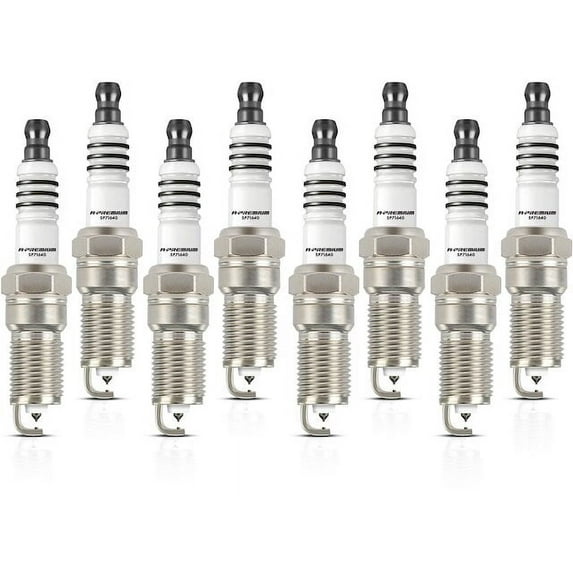 Spark Plug Set 8 - Compatible with 1999 - 2002, 2007 - 2009 GMC C6500 Topkick 2000 2001 2008