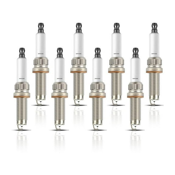 Spark Plug Set 8 - Compatible with 2018 - 2019 BMW M550i xDrive Base 4.4L V8 - Autopart Premium