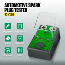 Spark Plug Tester Dual Holes Spark Plugs Detector Ignition Plug Analyzer 500-6000rpm Adjustable Frequency Vehicle Spark Plug Diagnostic Repair Tool