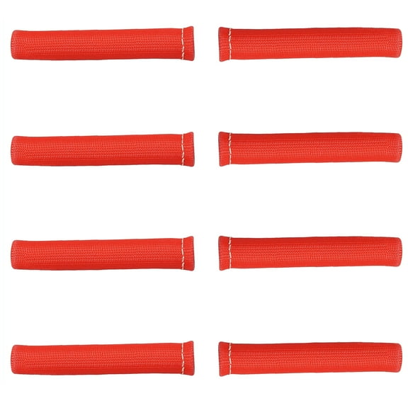 ISA 8PCS 2500° Spark Plug Wire Boots Protectors Sleeve Heat Shield Cover For SBC BBC
