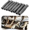 thumbnail image 1 of Spark Plug Wire Boots Thermal Protection Insulator Sleeve, 1200 Degree Heat shield Cover Wrap 6 inch for Car Truck 8PCS(black), 1 of 18