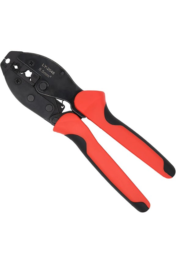 Spark Plug Wire Crimper, Crimping Pliers for Spark Plug Stripping Tool LY-2048 Spark Plug Wire Crimper-Ratchet Wire Terminal Crimper-Wire Crimping Tool