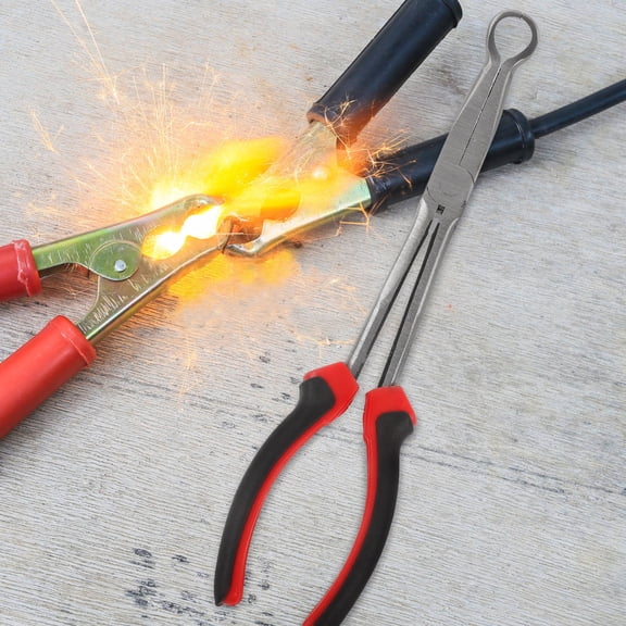 Spark Plug Wire Crimping Tool Plastic and Metal Automotive Electrical Pliers