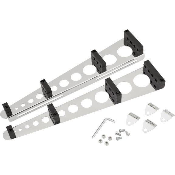 Speedway Motors Spark Plug Wire Dividers Universal Fit Block Style Retainers for 8mm and Smaller Wires with Mounting Tabs Recessed Allen Bolts Included