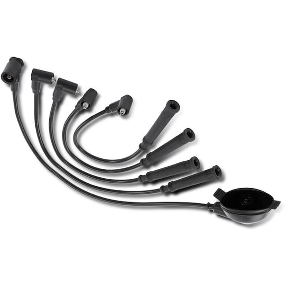 Spark Plug Wire Set 5 - Compatible with 1984 - 1985 BMW 318i Base 1.8L 4-Cylinder - Autopart Premium