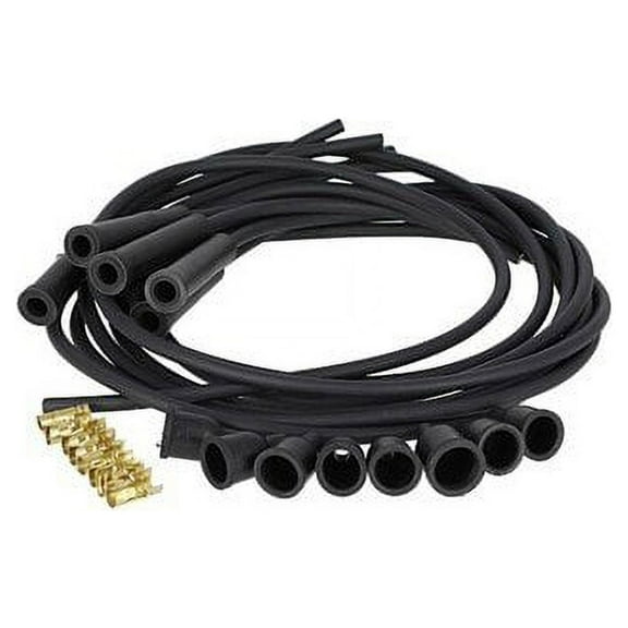 Spark Plug Wire Set - 6 Cylinder - Carbon Core - Straight Boots fits John Deere fits International fits Massey Ferguson fits Ford fits Allis Chalmers