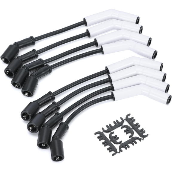 Spark Plug Wire Set Accel 9070C Extreme 9000 Ceramic Boot Compatible with LS Terminals LS3 LS4 LS7